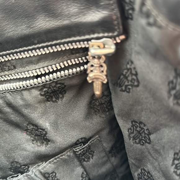 Chrome Hearts large Black Leather travel tote - Picture 7 of 12